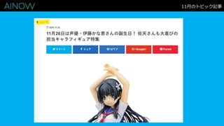 11月のトピック記事
 