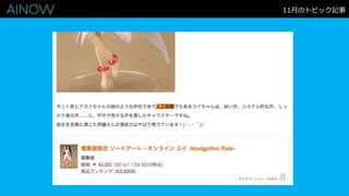 11月のトピック記事
 