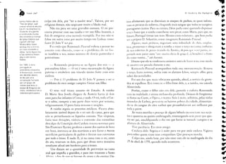 •
,
t~
                                       $
                                       •        lvan        Jaf
                                                                                                                                                                                                                                      A lnsônia      do   Vampiro



~]
:
                                       Santos   Padres são os
                                       "Pais da IgreJa", que
                                                                         culpa em dela, por "ter a madre seca". Talvez, por ser                                   tros afirmavam        que os distraíam         os ataques de piolhos, os quais infesta-
                                       viveram entre os séculos
                                                                         religiosa demais, não inspirasse muito a libido real.                                    vam as perucas da nobreza,           chupando         mais sangue que todos os vampiros
,]   ',<                               11e VII, no Oriente        e no        Não era para ser uma gravidez comum. O rei pre-                                     portugueses juntos. Para os crentes, Deus podia estar querendo dispensar
                                       OCidente, d'lvu',gando
                                                                         cisava procriar com sua rainha e ter um filho homem, a                                   o rei e fazer que a rainha concebesse sem pecar, como lvIaria, pijra que, no
                                       e construindo   mUitos
                                       dos conceitos       e normas      fim de assegurar           uma suceSSJO tranqüila.              Por isso nJO se          futuro, Portugal tivesse um novo Messias como soberano ... que bem podia
                                       da Igreja Católica         que    falou em outra coisa por muito                    tem po em Lisboa:          como        ser o próprio D. Sebastião, como imaginava Raimundo                         Pascoa1.
                                       vigoram até hoje

      I                                Muitos deles foram
                                       perseguidos      e mortos
                                                                         fazer D. João V ser pai.
                                                                              Foi então que Raimundo
                                                                                                                 .
                                                                                                     Pascoal voltou                          a pensar no
                                                                                                                                                                       Alguns, mais práticos, sugeriam uma infinidade
                                                                                                                                                                  tros, promessas
                                                                                                                                                                                                                                              cle- chás, emplas-
                                                                                                                                                                                        e obrig:lvam a rainha a reZilr o ten;o na cama, emhaixo

      I
      I
                                       por suas atlvlrlarlps
                                       Idelas, Santo Ago"tlnho
                                       e São Jerônlmo foram
                                       algum dos Salltos
                                                                    e
                                                                         assunto com obsessão, como se o problema
                                                                         se também
                                                                         patriotismo.
                                                                                            o seu, numa          mistura     de desejo
                                                                                                                                              do rei fos-
                                                                                                                                             particular       e
                                                                                                                                                                  de s~u cobertor       de penas trazido da Áustria, depois qllC' () rt'i pilrtia, rl~-
                                                                                                                                                                  pt'tindo sem parar uma "ave-mari;
                                                                                                                                                                  do vosso ventre ... " até dormir.
                                                                                                                                                                                                                      cht'ia cle-graça (...), bendito     C-   u frutu
                                       Padres,
                                                                                                                                                                        Dizem que ela se confessava minutos antes de fIzer St'xo, (UIll medo
                                       Em 1580, o relllo                      -      Raimundo          projetava-se         na figura      elos' reis -       a    dt' morrer em pecado durante o ato.
                                      português     se
                                       subordinou      à Espanha
                                                                         psicanalista       Lllou. -       O rei é uma encarnação                ela figura             Raim1l1do Pascoal acompanhou     toda eSsa movimt'ntac,:ãu. Rezava
                                                                         paterna e estabelece             um vínculo          muito      forte   com seus          o terço, fazia l1ovena, sofria com os alarmes                  falsos, sempre        aflito para
           ,

           ,.
           ~.
                          '
                                       A Rl'stauraçãc),
                                       seis décadas
                                       se deu por uma
                                                             ocorrida
                                                          depois,        súdi tos.                                                                                 saber das novidades.

           n
           ,I.                         conspiração     formada                -      Pois é. () problema            de D. João V passou              a ser o           Foi um dos que mais vibraram                    quando,    afinal, a notícia       da gravi-
                                       por UITI grupo       de
                                                                         problema       do meu amigo vampiro.                 Gerar      um filho.                 dez se espalhou.      Era como se o filho fosse dele, e, a rainha,                 sua amada
                                       nobres   que levou o
                                                                                                                                                                   Almerinda.
                                       duque de Bragança ao


           ,I                                                                 o
           .1
                                       trono, restabelecerldo a                      sexo    real     virara     assunto     de Estado.          A rainha              Porém,    como      o filho     11:10   era dele, pass;lda       a euforia     Raimundo
           "
                                       soberania     portuguesa,
                                                                         D. Maria       Ana Josefa chegara                 da Áustria      havia     j~l dois      caiu na realidade,      e numa      melanculia        profunda.     Deixou     de freqüentar
               :,
               '/
                          ~
                          /
                                                                         anos para dar infantes à Coroa, e nada. () rei, toda a Cor-                               as festas na Corte,     a ()pera,      o teatro.     Saía à l1oÍtl', solitário,    pelas vielas
                                                                         te o sabia, cumpria a sua parte duas vezes por semana,                                    imundas   de Lisboa,       percorria        os bairros    pobres cLt cidade,       alimentan-
               ,
               ,:,'


                   1.
                              :
                              "                                          religiosamente.            O povo fazia nove nas e oraçê'>es.                            , du-se do sangue       de cães vadios         que perambubvillll           aus milhares          por
                                                                              A rainha seguia os preceitos médicos. Ficava abso-                                    toda a parte.
                   p                                                     lutamente imóvel depois de o rei sair ela cama, l;;jara que                                   Às vezes mordia        o pescoço de algum bêbado in(ol1scit'nte                    nas sarje-
                                                                         não se perturbassem   os líquidus comuns, Nas vésperas,                                   tas e aparecia na quinta embriagado,  resmungando    sem pilLtr que que-
                                                                         LlZia suas devoções, visitava o convento elas carmelitas                                  ria ser pai, amaldiçoando  () dia em que havia se tornado vampiro e se
                    11                                                   descalças da Conceição dos Cardais, rezava novenas para                                   afastara de Almerinda.
                      J       I                                          São Francisco Xavier, proferia o nome dos santos de hora                                      Tive paciência.      Era meu amigo.
                                                                         em hora, inteirava-se dos martírios a seu favor e ~utros                                      Cuidava      dele, Seguia-o        à noite para ver por onde andava.                    Vigiava
                      f
                      ~
                                  II
                                  .                                      sacrifícios    particulares           de padres     e freiras     nos conventos           para saber quem eram suas companhias.   Que pescoços mordia.

                      I.                                                 por todo o reino. E nada. E, já na cama com o rei, antes
                                                                         do ato, rezavam os dois, para que dessa nova tentativa
                                                                                                                                                                       Culpo-me, ainda hoje, por não estar com ele na madrugada
                                                                                                                                                                   25 de abril de 1755, quando            tudo aconteceu.
                                                                                                                                                                                                                                                                do dia

                      l' ;                                               resultasse afinal um herdeiro para o trono.

                          ,, I                                                 Uns diziam            ser a quantidade         de percevejos        na cama

                          ll'                                            real que impedia
                                                                          A l,,;vn   'l F.n~ rl" nllP
                                                                                                      a gravidez,
                                                                                                         n~
                                                                                                                      e para isso rezavam            a Santo
                                                                                                               lilr",~~f'rb nr:lp':lf' rb (,o(,f'ir:l.Oll-
 