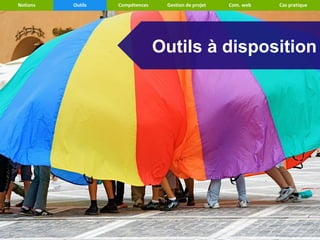 Notions   Outils   Compétences    Gestion de projet   Com. web   Cas pratique




                                 Outils à disposition
 