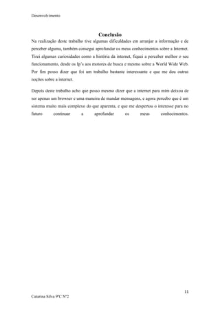 A internet tic catarina silva 9ºc nº2