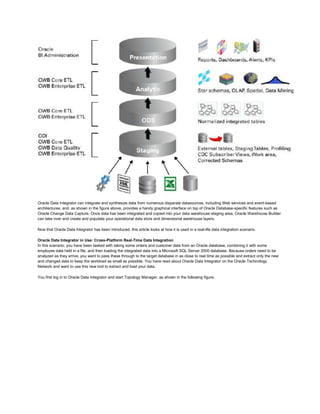 A introduction to oracle data integrator | DOCX