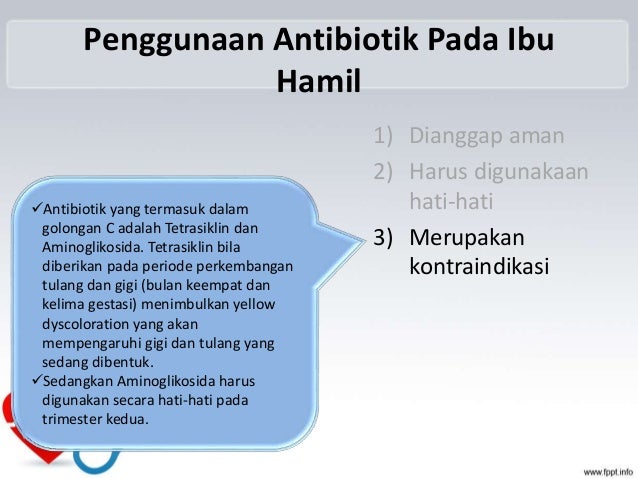 Ainur Antibiotik Dalam Kehamilan