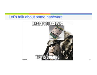 32
Let’s talk about some hardware
 