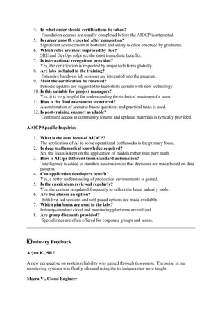 AIOps Certified Professional AIOCP Learning Guide for Engineers.docx