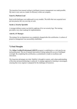 AIOps Certified Professional AIOCP Learning Guide for Engineers.docx