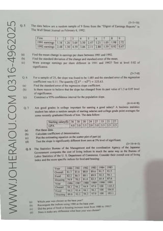 Aiou Business Statistics 1430 Past papers.pdf