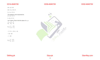 0314-4646739
Skilling.pk Diya.pk
19
Stamflay.com
0336-4646739 0332-4646739
 