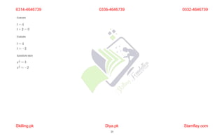 0314-4646739
Skilling.pk Diya.pk
25
Stamflay.com
0336-4646739 0332-4646739
 