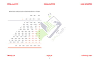 0314-4646739
Skilling.pk Diya.pk
31
Stamflay.com
0336-4646739 0332-4646739
 