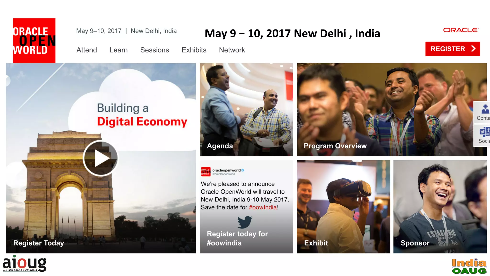 May	9	–	10,	2017	New	Delhi	,	India		
 