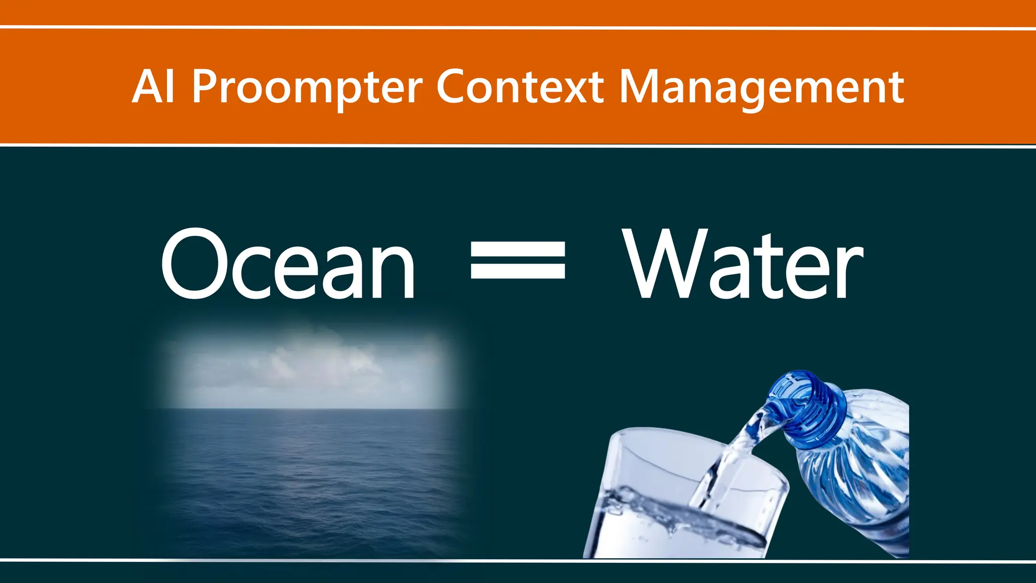 AI Proompter Context Management
Ocean Water
 
