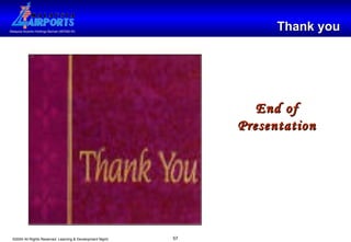 Thank you End of Presentation 