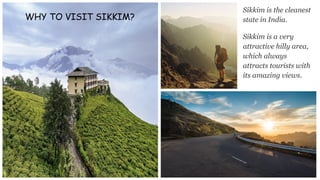 travel brochure of sikkim