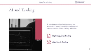 AI Pattern Recognition for Technical Analysis and Automated Trading