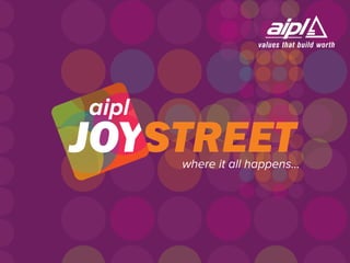 AIPL Joystreet sector 66 Gurgaon New Commercial Project
