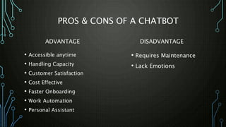 Ai powered chatbots | PPTX