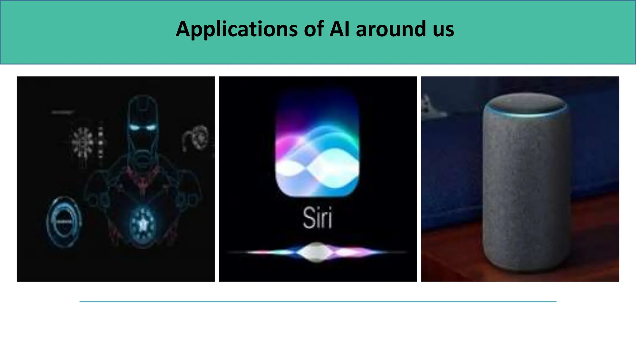 Applications of AI around us
 