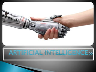 ARTIFICIAL INTELLIGENCE BASIC PPT | PPTX
