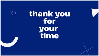 thank you
for
your
time
 