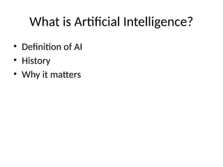AI Presentation – Introduction to Artificial Intelligence.pptx