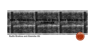 Data preprocessing and noise removal .pptx