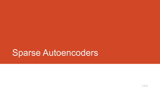 Unsupervised Feature Learning | PPTX