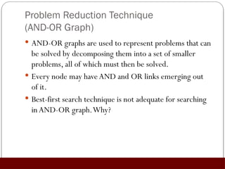 Artificial Intelligence Problem Slaving PPT | PPTX