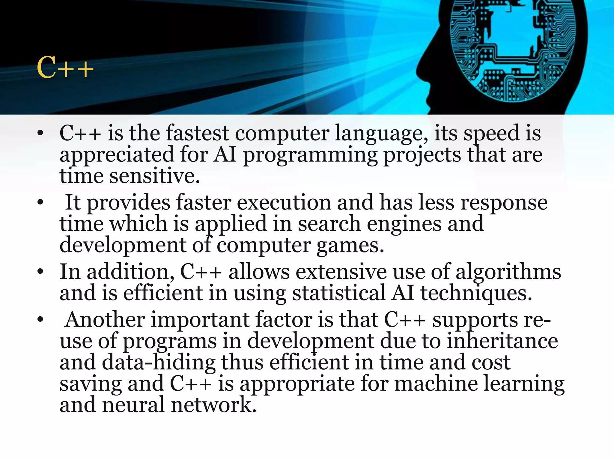 AI programming languages | PPTX