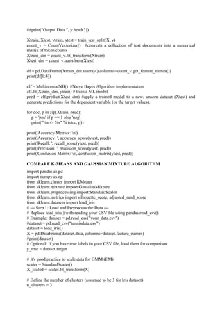 Machine Learning using Artificial Intelligence | PDF
