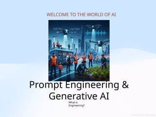 Mastering Prompt Engineering and Generative AI for Future Careers | PPTX