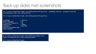 Microsoft TechDays Netherlands 2017 - Azure Information Protection Scanner