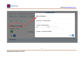 Website:www.ledxixun.com
Shanghai Xixun Electronic Co.LTD
80
 
