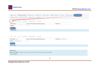 Website:www.ledxixun.com
Shanghai Xixun Electronic Co.LTD
94
 
