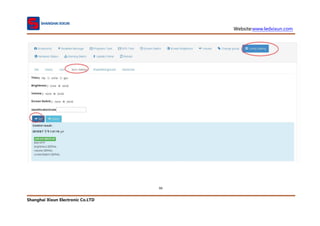 Website:www.ledxixun.com
Shanghai Xixun Electronic Co.LTD
99
 
