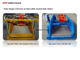 Aipu solids control shale shaker | PDF