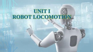 20AD701 - AI in Robotics - ALL UNITs PPT | PDF