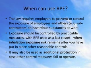 Air and Breathing [OCCUPATIONAL SAFETY AND HEALTH (OSHA)] | PPTX