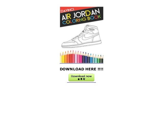 Download Pdf Free Download Air Jordan Coloring Book Sneaker Adult Coloring