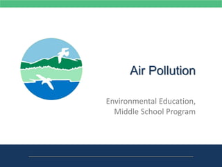 Air Pollution
Environmental Education,
Middle School Program
 