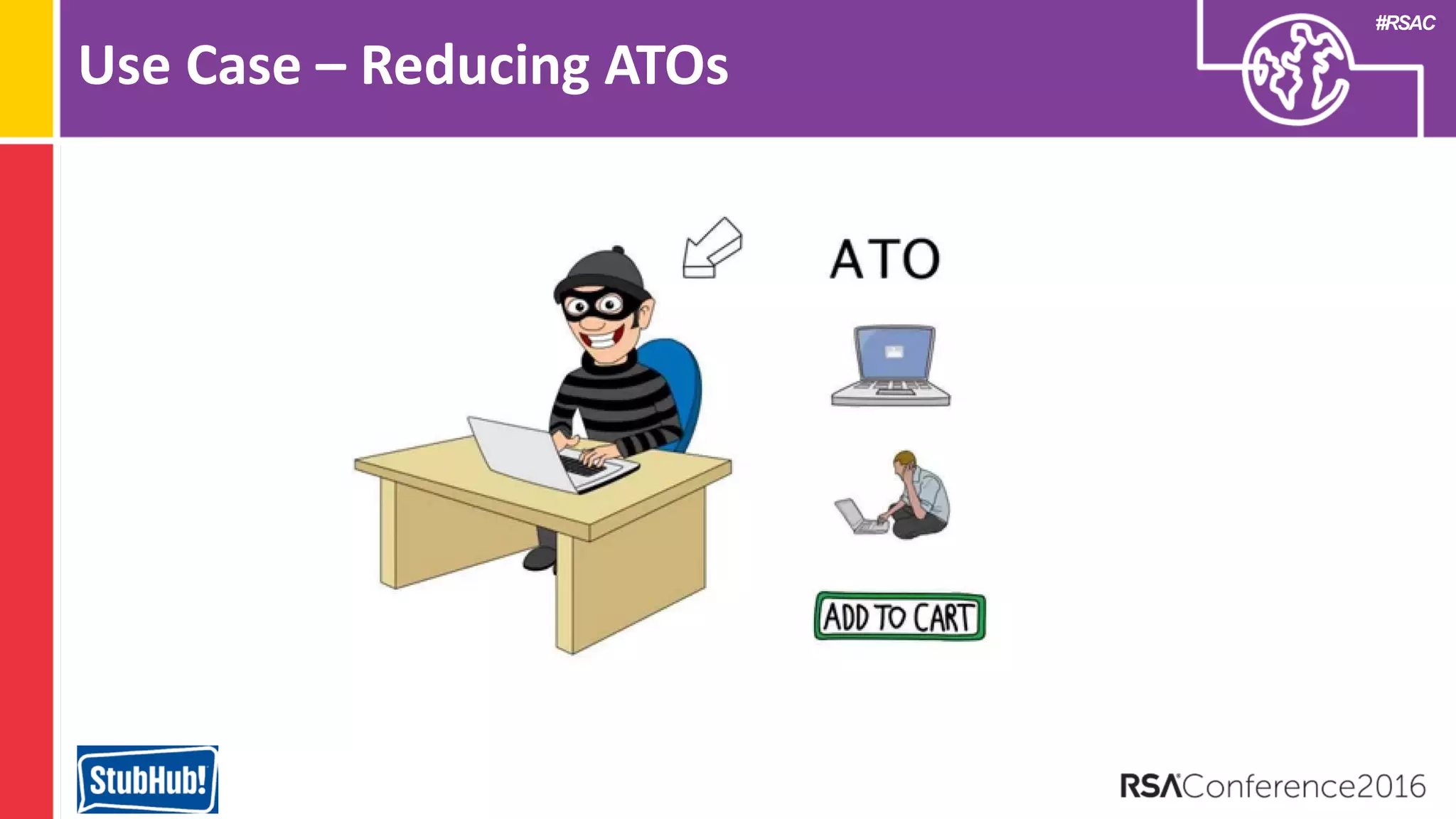 #RSAC
Use Case – Reducing ATOs
 
