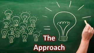 The
Approach
 
