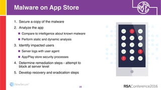 The Incident Response Playbook for Android and iOS | PDF