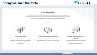 Today we have the tools
 