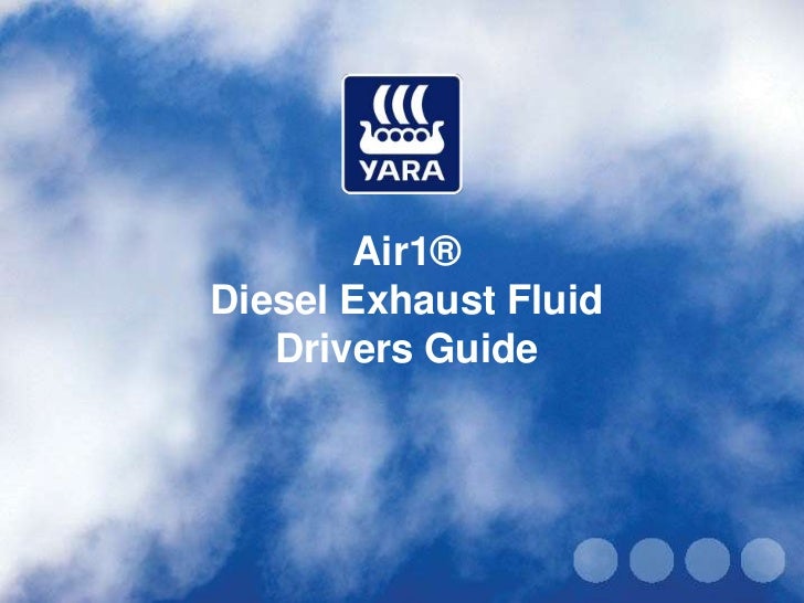 Diesel Exhaust Fluid (DEF) Drivers Guide