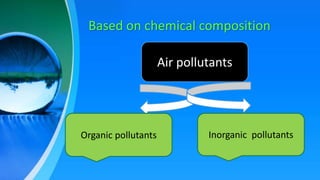 Air pollution and its control through biotechnology | PPTX