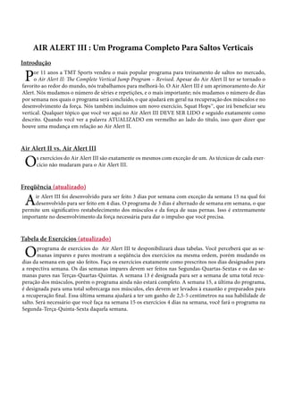 Air alert iii | PDF
