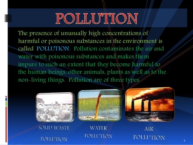 Air And Water Pollution