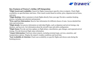 AIR API AIRLINE DATA API GDS FLIGHT API INTEGRATION | PPTX