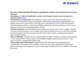 AIR API AIRLINE DATA API GDS FLIGHT API INTEGRATION | PPTX